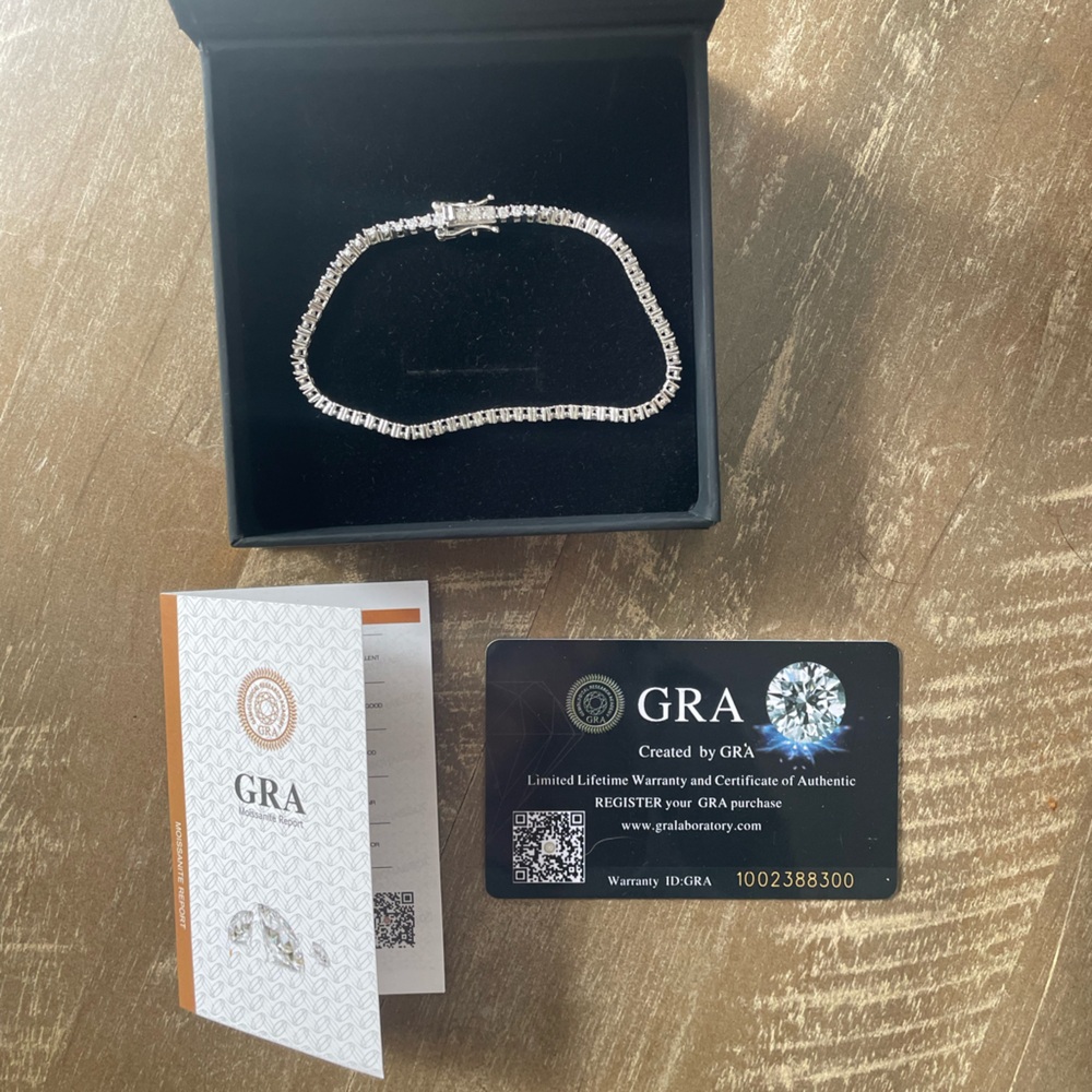 Moissanite Tennis Bracelet